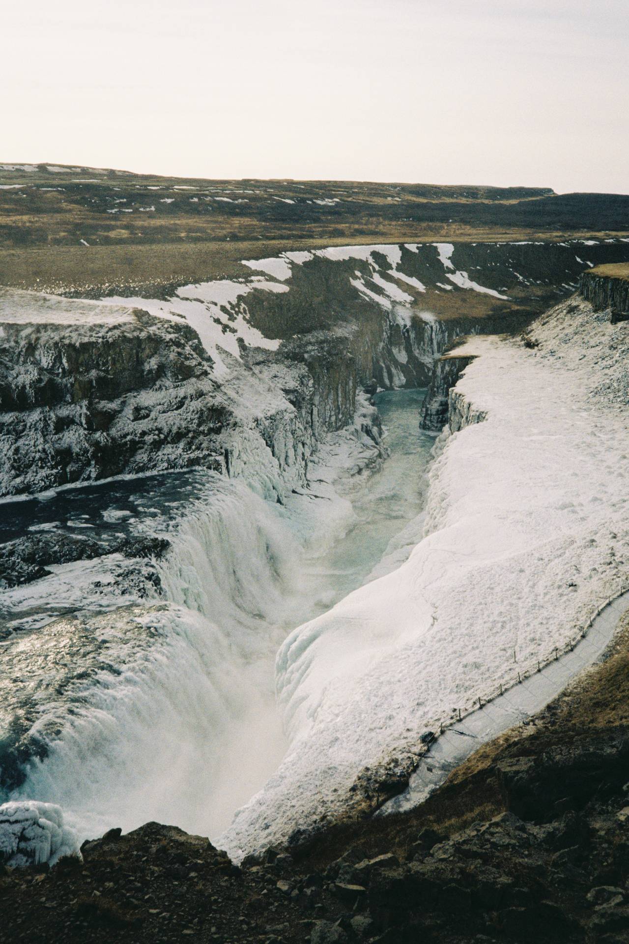 Another photograph of Gullfoss, from a different angle